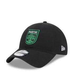 Austin FC New Era Black and Green Cap